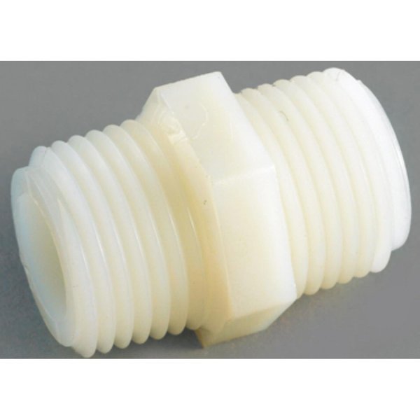Nipple Nylon Hex Mpt 1 In, Anderson Metals, Mfr#: 53622-16